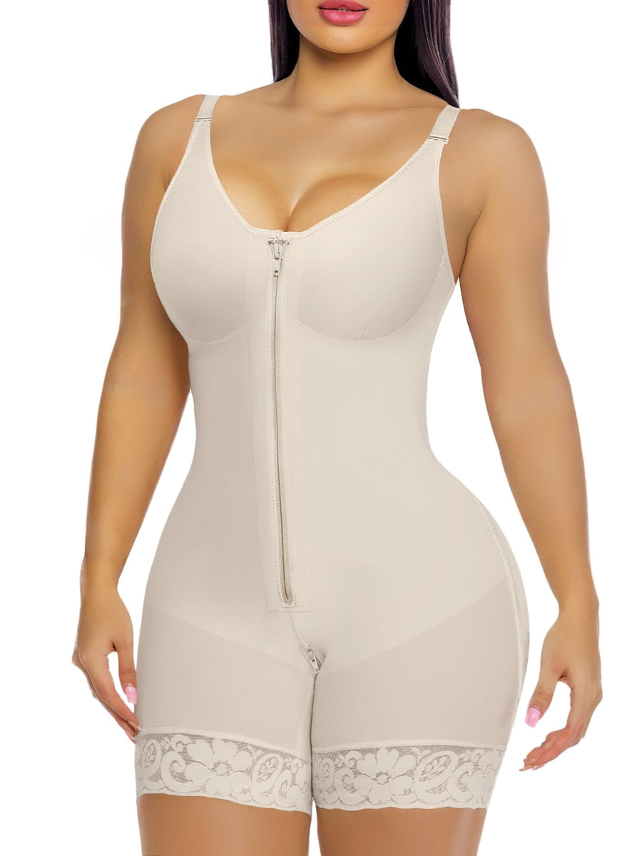 MOCHI Faja Postparto para Mujer – Moldeadora con Control de Abdomen, Realce de Glúteos y Abertura con Cremallera