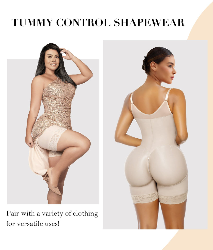 MOCHI Faja Postparto para Mujer – Moldeadora con Control de Abdomen, Realce de Glúteos y Abertura con Cremallera